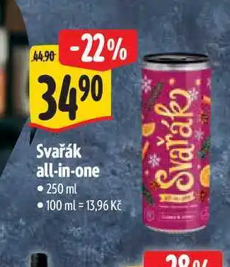 Albert Svařák all-in-one 250 ml nabídka