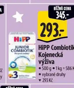 Albert HiPP Combiotik Kojenecká výživa 500 g nabídka