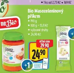 Albert Bio Masozeleninový příkrm 190 g nabídka