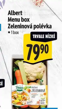 Albert Albert Menu box Zeleninová polévka 1 box nabídka