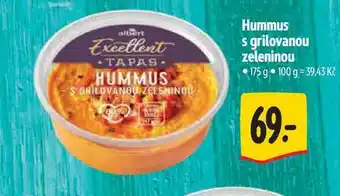 Albert Hummus s grilovanou zeleninou 175 g nabídka