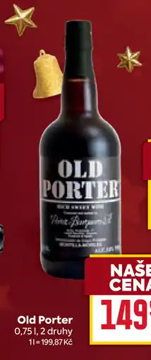 Billa Old Porter nabídka