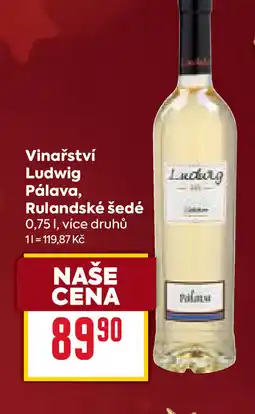 Billa Vinařství Ludwig Pálava, Rulandské šedé nabídka