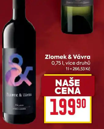 Billa Zlomek & Vávra nabídka