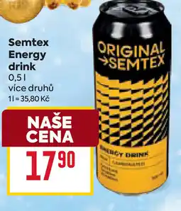 Billa Semtex Energy drink nabídka