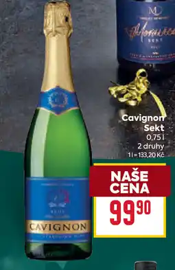 Billa Cavignon Sekt nabídka
