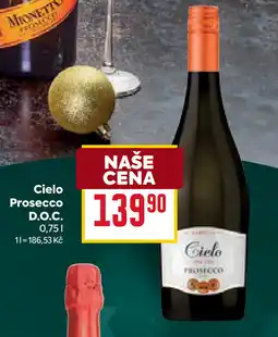 Billa Cielo Prosecco D.O.C. nabídka