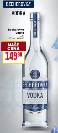 Billa Becherovka Vodka nabídka