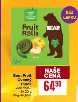 Billa Bear Fruit Ovocný snack nabídka