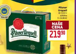 Billa Pilsner Urquell nabídka