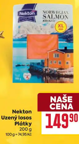 Billa Nekton Uzený losos Plátky nabídka