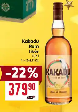 Billa Kakadu Rum likér nabídka