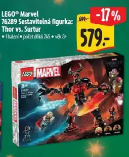 Albert LEGO® Marvel 76289 Sestavitelná figurka: Thor vs. Surtur nabídka