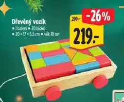 Albert Dřevěný vozík nabídka