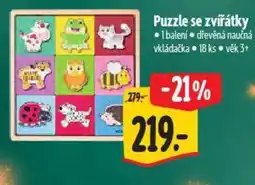 Albert Puzzle se zvířátky nabídka
