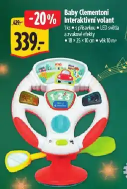 Albert Baby Clementoni Interaktivní volant nabídka