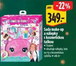 Albert Sada make-up a nálepky s kosmetickou taškou nabídka