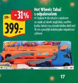Albert Hot Wheels Tahač s odpalovačem nabídka