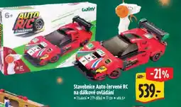 Albert Stavebnice Auto červené RC na dálkové ovládání nabídka