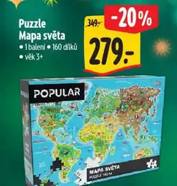 Albert Puzzle Mapa světa nabídka