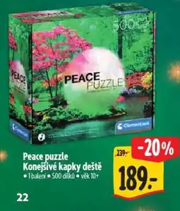 Albert Peace puzzle Konejšivé kapky deště nabídka