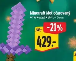 Albert Minecraft Meč očarovaný nabídka