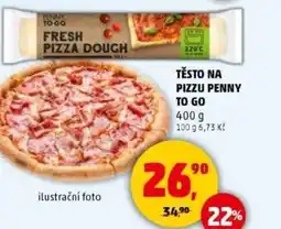 Penny Market Těsto na pizzu penny to go nabídka