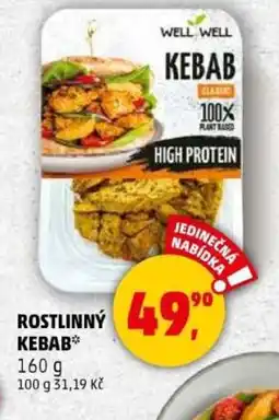 Penny Market Rostlinný kebab nabídka