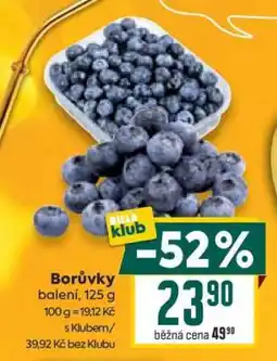 Billa Borůvky nabídka