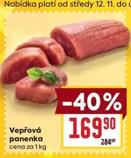 Billa Vepřová panenka nabídka