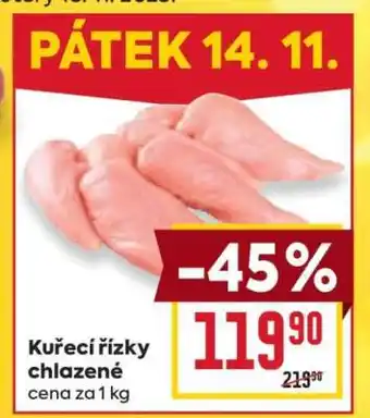 Kuřecí řízky chlazené