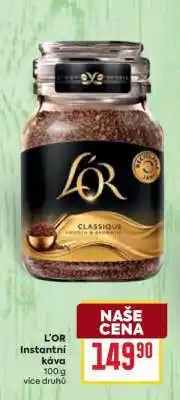 Billa L'OR Instantní káva nabídka