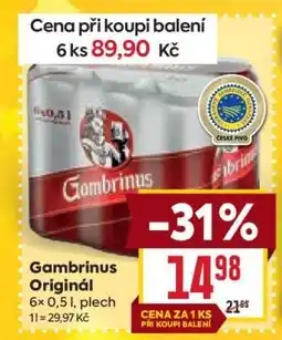 Billa Gambrinus Originál nabídka