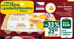 Billa Srdce domova Vejce M nabídka