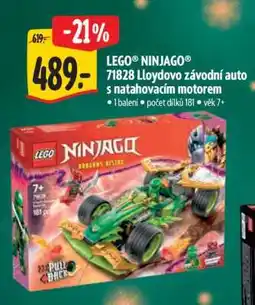 Albert LEGO NINJAGO 71828 Lloydovo závodní auto s natahovacím motorem nabídka