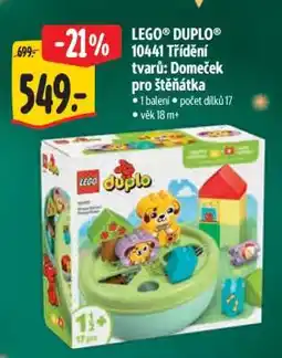 Albert LEGO DUPLO 10441 Třídění tvarů: Domeček pro štěňátka nabídka