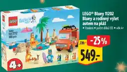 Albert LEGO Bluey 11202 Bluey a rodinný výlet autem na pláž nabídka