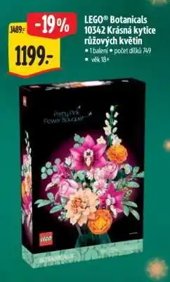 Albert LEGO Botanicals 10342 Krásná kytice růžových květin nabídka