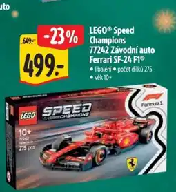 Albert LEGO Speed Champions 77242 Závodní auto Ferrari SF-24 F1 nabídka