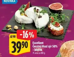Albert Excellent Čerstvý Kozí sýr 50% - bloček nabídka