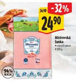 Albert Mistrovská šunka nabídka