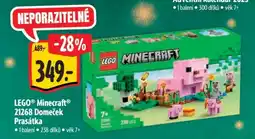 Albert LEGO Minecraft 21268 Domeček Prasátka nabídka