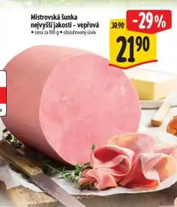 Albert Mistrovská šunka nejvyšší jakosti - vepřová nabídka