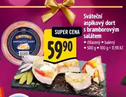 Albert Sváteční aspikový dort s bramborovým salátem nabídka