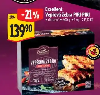 Excellent Vepřová žebra PIRI-PIRI
