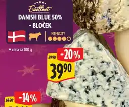 Albert Danish blue 50%* bloček nabídka