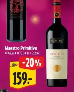 Albert Maestro Primitivo nabídka