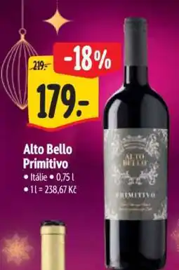 Albert Alto Bello Primitivo nabídka