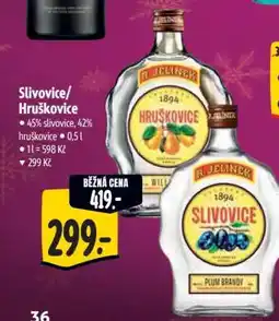 Albert Slivovice/Hruškovice nabídka
