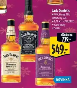 Albert Jack Daniel‘s nabídka